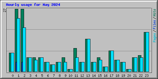 Hourly usage for May 2024